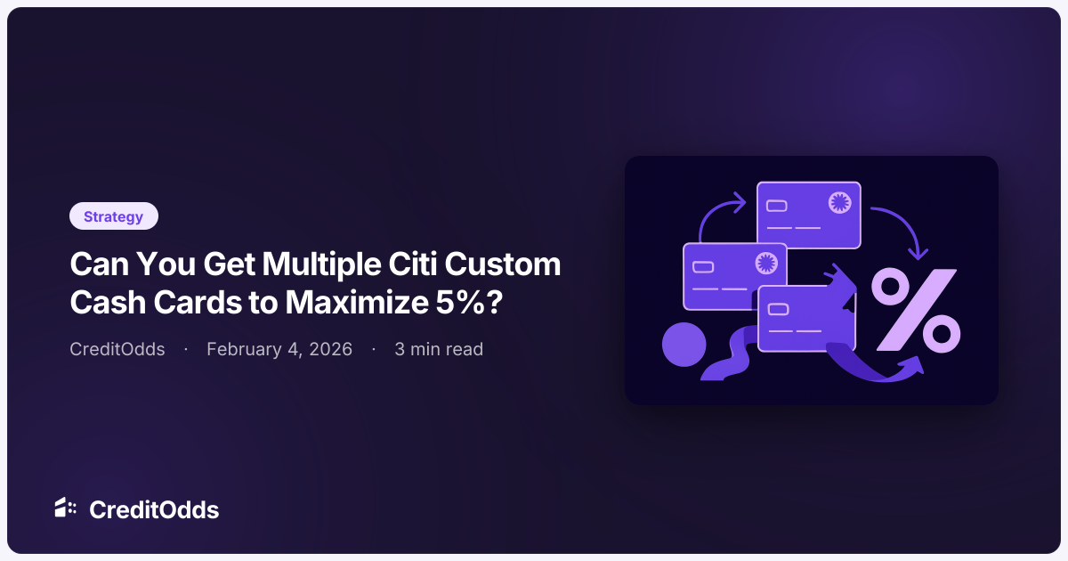 Multiple Citi Custom Cash Cards Strategy |… | CreditOdds
