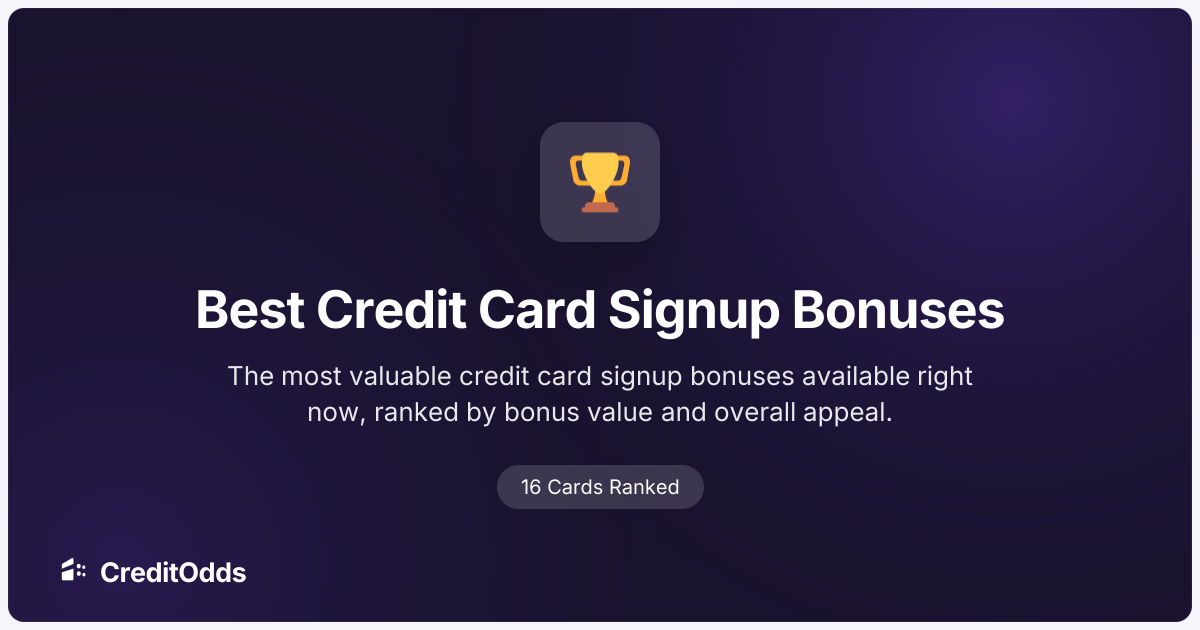 Best Credit Card Signup Bonuses of 2026 | CreditOdds