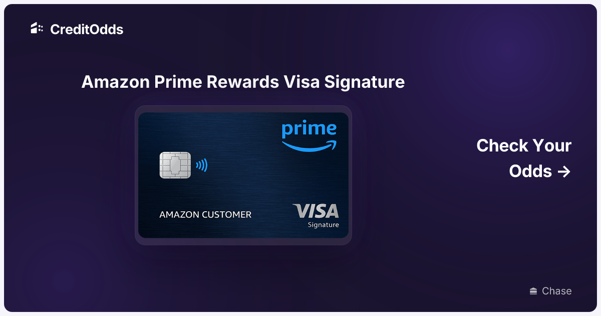 Amazon Prime Rewards Visa Signature Credit Card | CreditOdds
